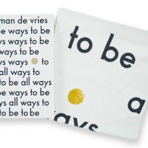 Herman de Vries (1931), Biennale di Venezia: to be all ways to be, 2015.