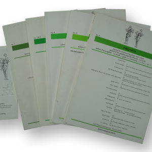 Herman de Vries (1931 Integration. Zeitschrift für geistbewegende pflanzen und kultur, Numbers 1-6, 1991-1995.