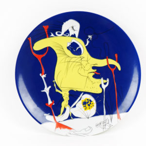 After Salvador Dalí (1904-1989), Plate "Le dernier venue de la dernière planète“.