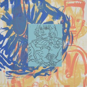 David Salle, (1952), Liveley Iris, 1992.