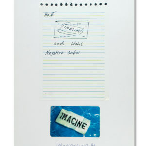 Martin Kippenberger (1953-1997), Untitled (No II, Imagine), 1992.