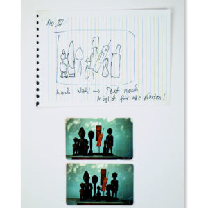 Martin Kippenberger (1953-1997), Untitled (No III, Evolution), 1992.