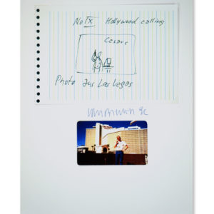 Martin Kippenberger (1953-1997), Untitled (No IX, Hollywood calling), 1992.