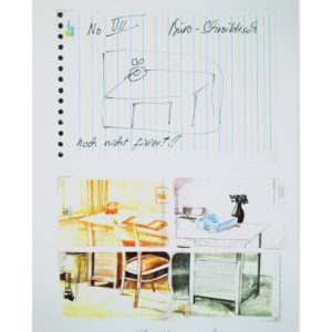 Martin Kippenberger (1953-1997), Untitled (No VII, Büro-Schreibtisch (Office Desk)), 1992.