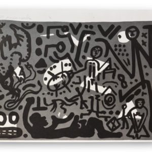 A.R. Penck (1939-2017), from: Lausanne Suite, 1990.
